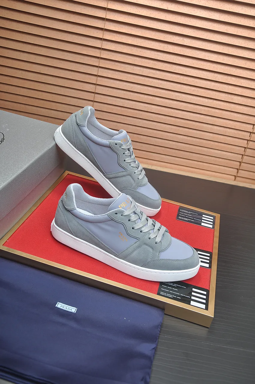 Men's shoes 💰580💶【PRADA】Top original, new season, high quality original goods, top imported calfskin with original imported glue, imported cowhide inside with original cowhide feet, original outsole! Quality guaranteed! Code 38-45 (45 customized)